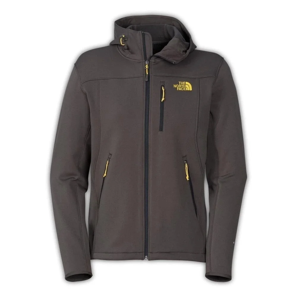 North Face Momentum Hoodie Mens XXL Gray Full Zip Scuba Outdoor Performance